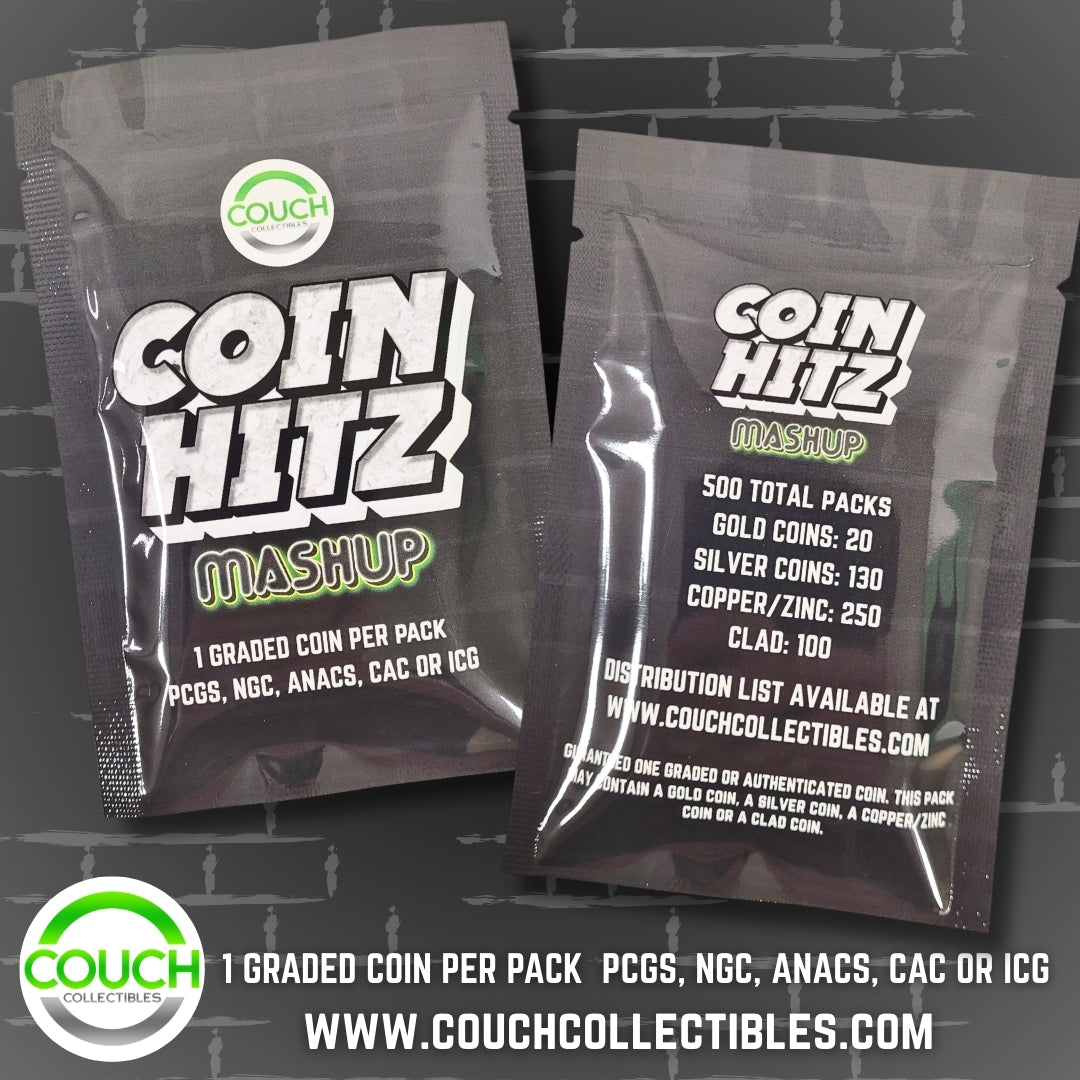 1) Coin Hitz Mashup Graded Coin Pack - Couch Collectibles – Couch