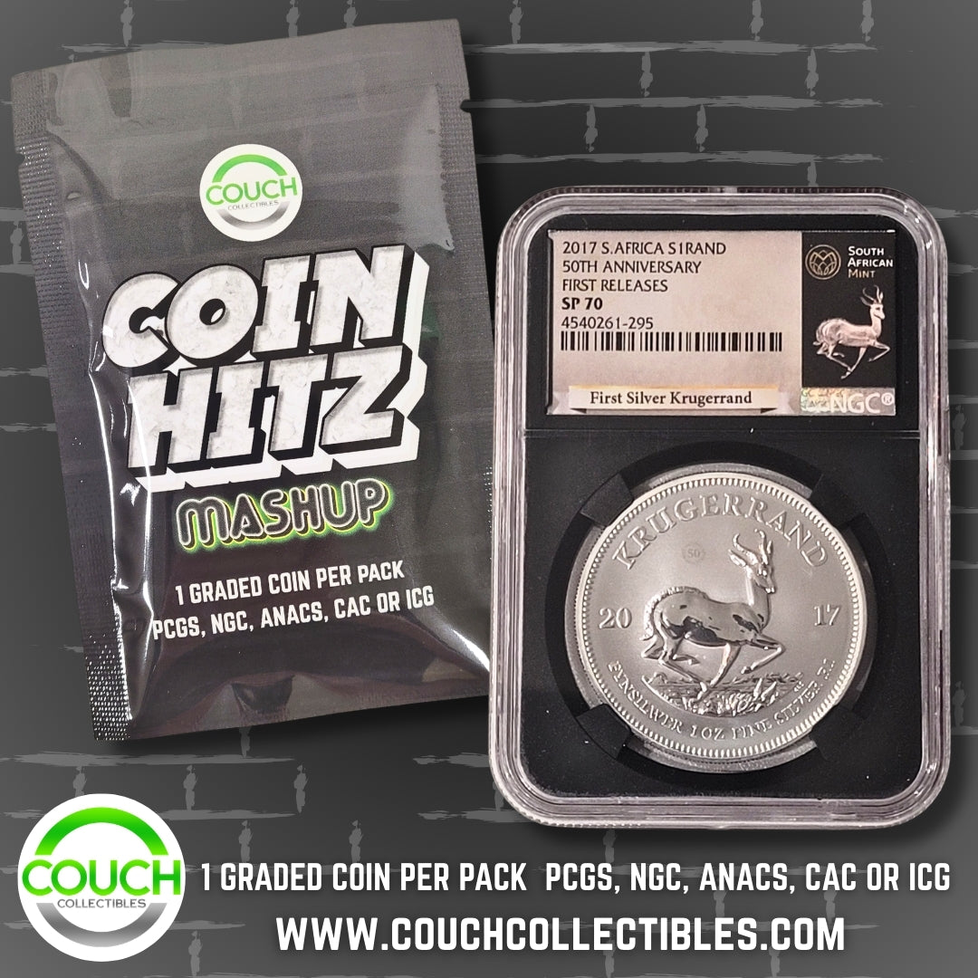 (1) Coin Hitz Mashup Graded Coin Pack - Couch Collectibles