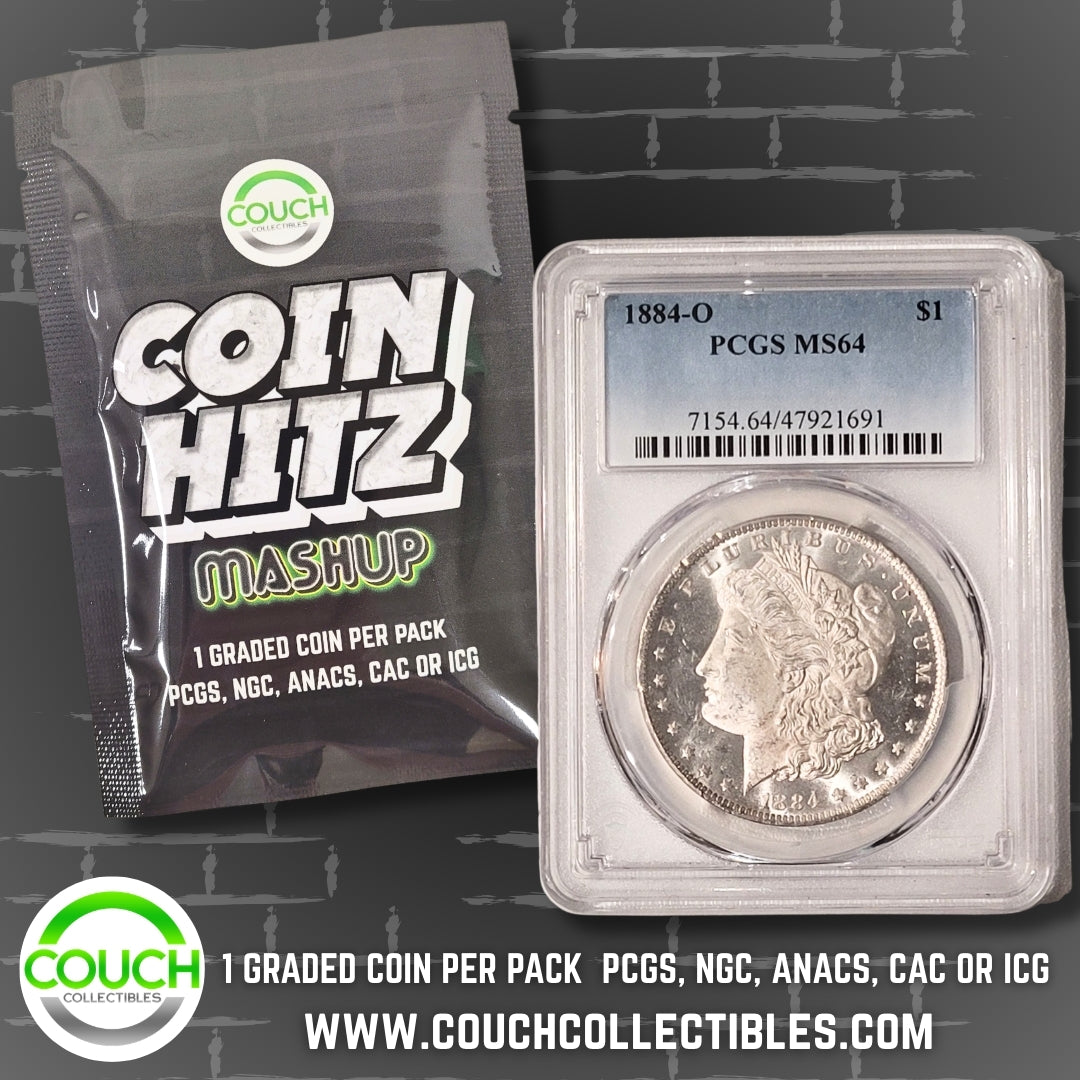 (1) Coin Hitz Mashup Graded Coin Pack - Couch Collectibles