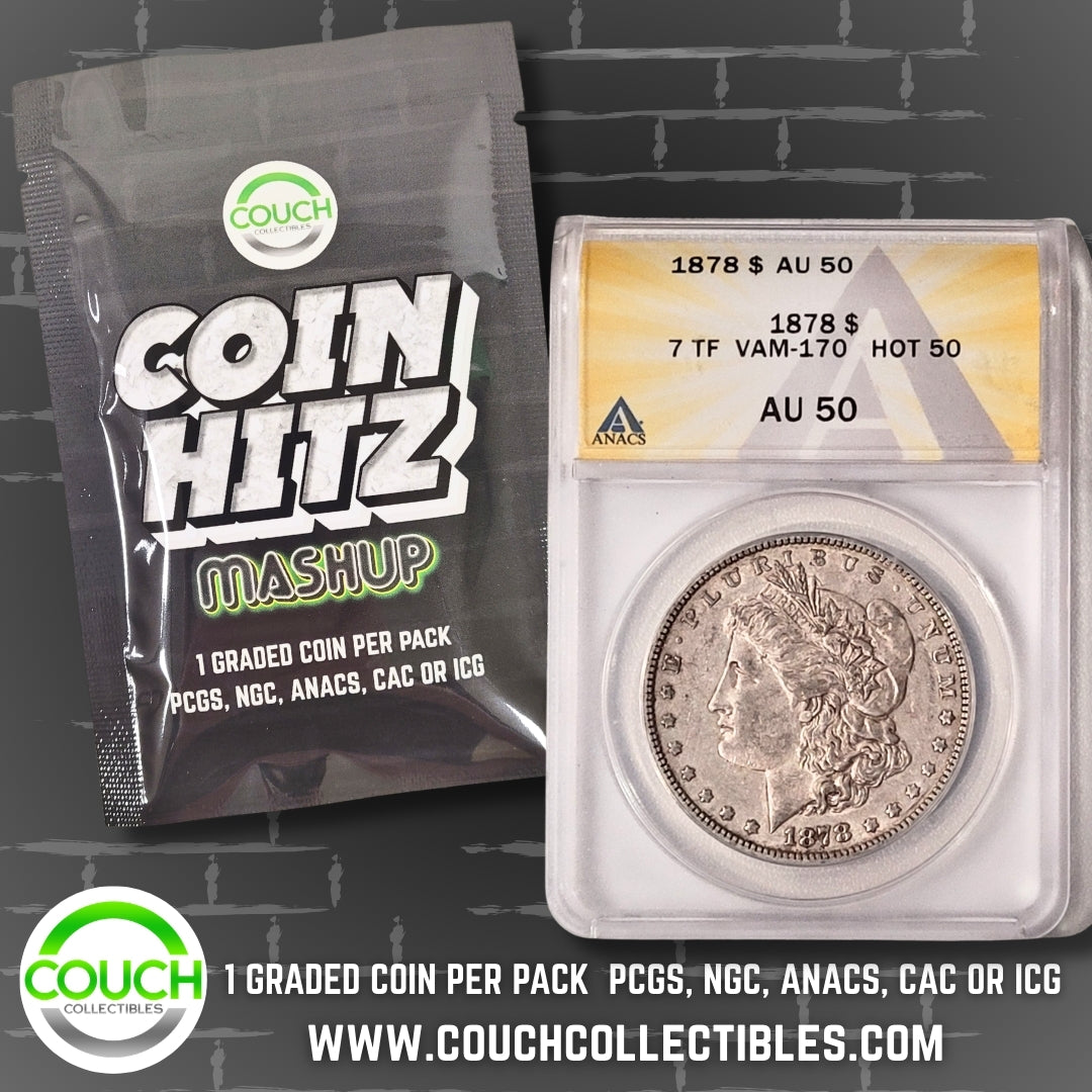 (1) Coin Hitz Mashup Graded Coin Pack - Couch Collectibles