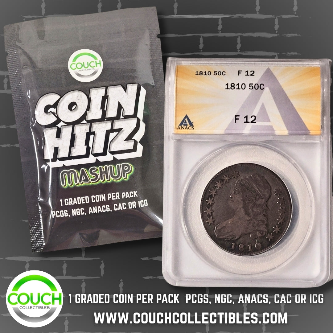 (1) Coin Hitz Mashup Graded Coin Pack - Couch Collectibles