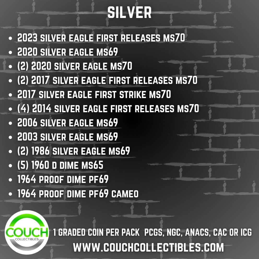 (1) Coin Hitz Mashup Graded Coin Pack - Couch Collectibles