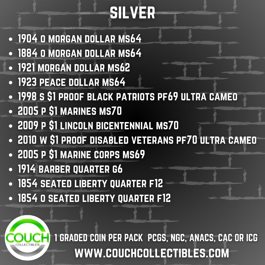 (1) Coin Hitz Mashup Graded Coin Pack - Couch Collectibles