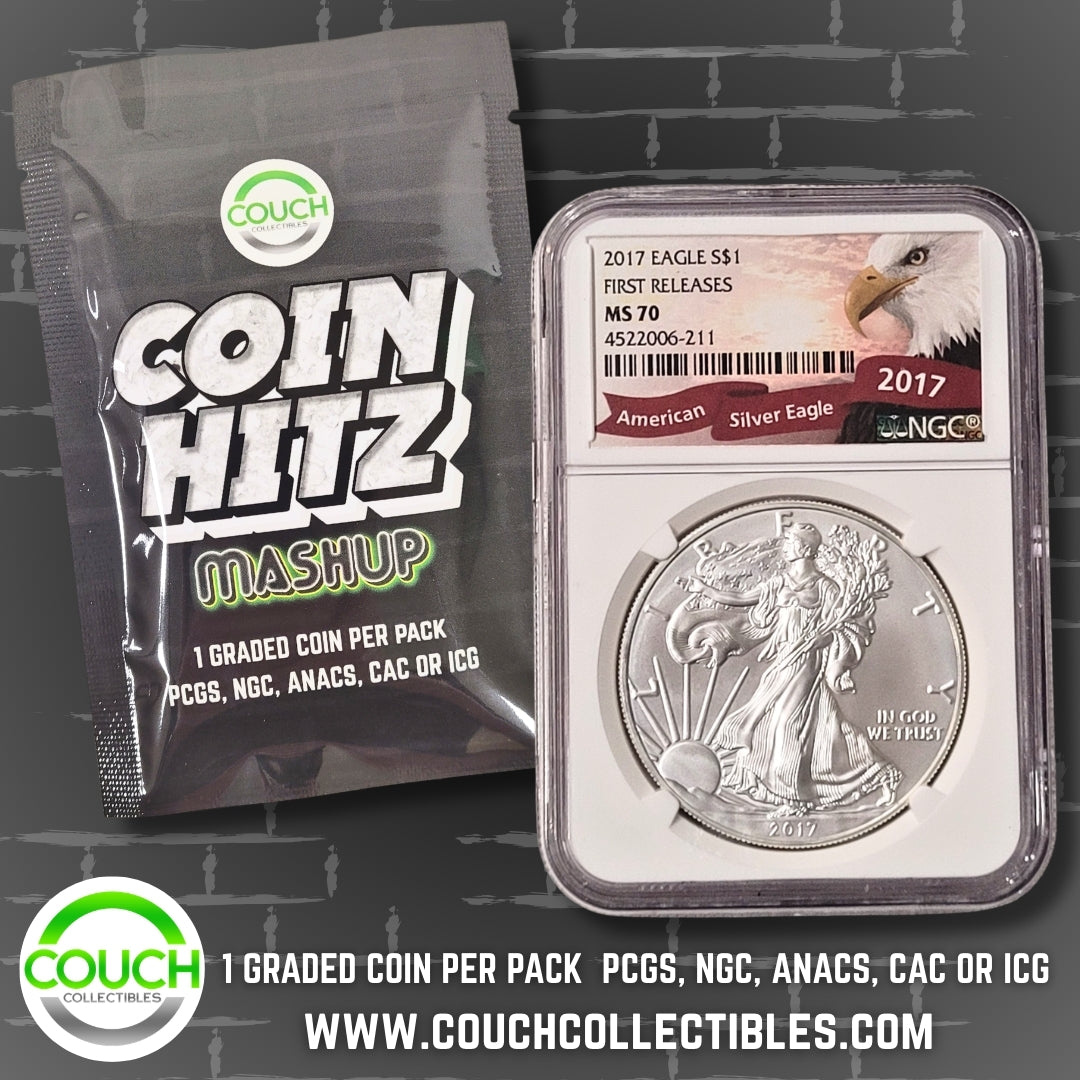 (1) Coin Hitz Mashup Graded Coin Pack - Couch Collectibles