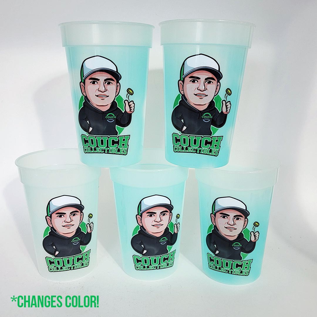 5 Cups for $4.99 - 17oz Stadium Cups! (Changes Color)