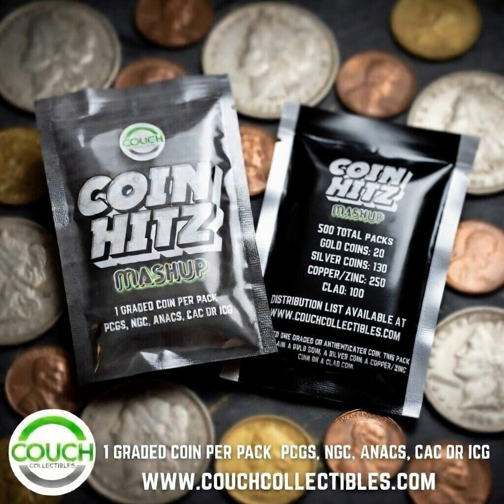 (1) Coin Hitz Mashup Graded Coin Pack - Couch Collectibles