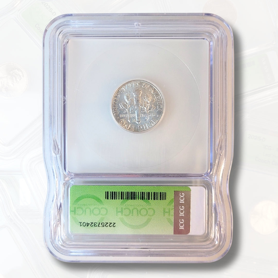 1959 D MS66 FULL BANDS ICG SILVER ROOSEVELT DIME - COUCH COLLECTIBLES