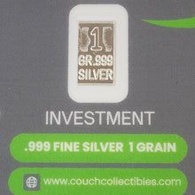 1 Grain Silver Stacking Card - Couch Collectibles