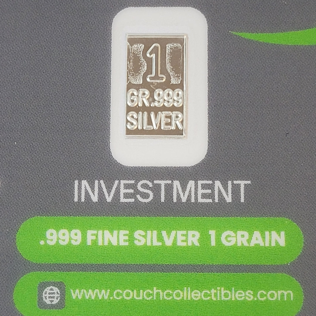 Grained Silver 1 Grain Silver Stacking Card - Couch Collectibles – Couch Collectibles LLC
