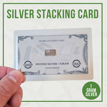 1 GRAM Silver Stacking Card - Couch Collectibles