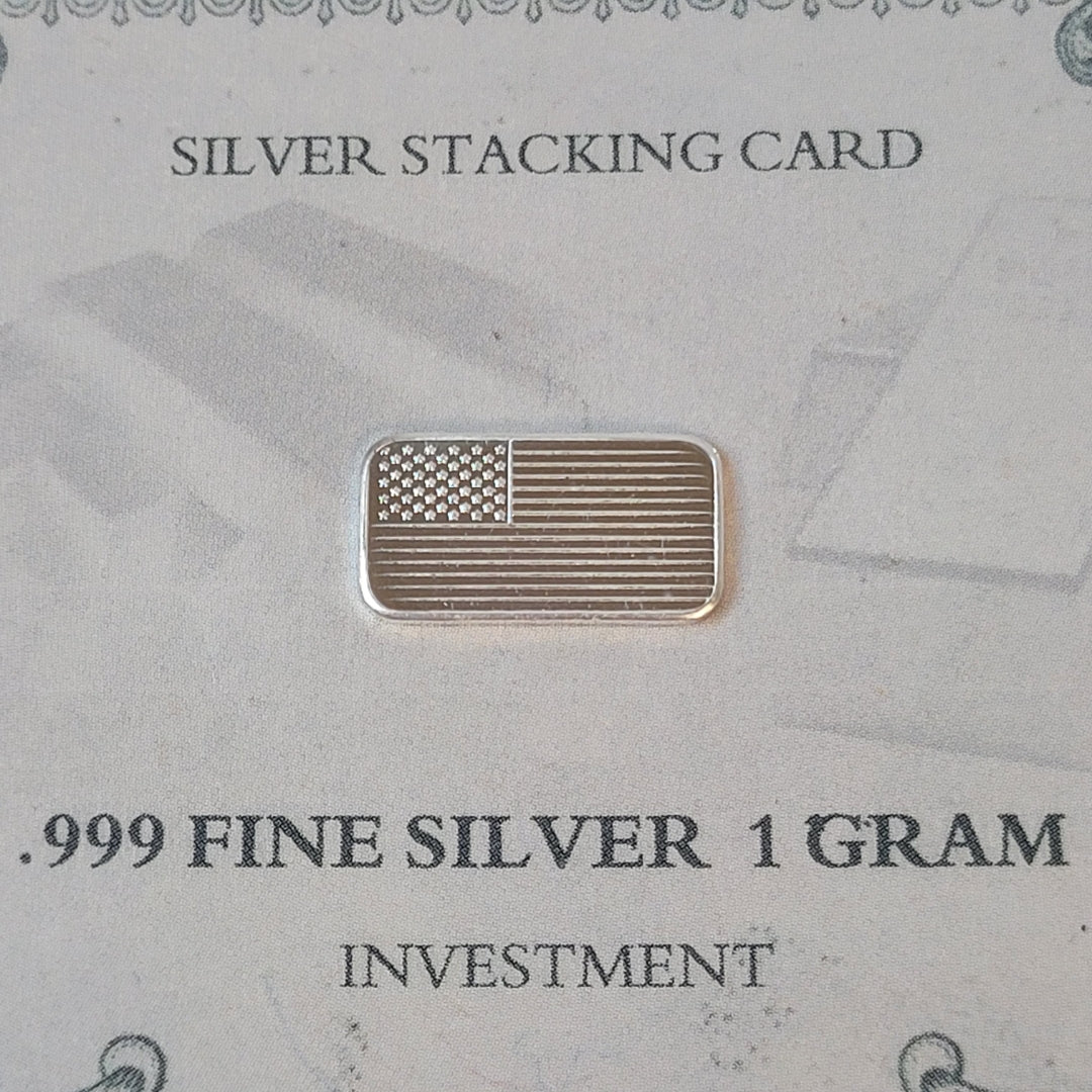 1 GRAM Silver Stacking Card - Couch Collectibles – Couch
