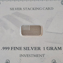 1 GRAM Silver Stacking Card - Couch Collectibles