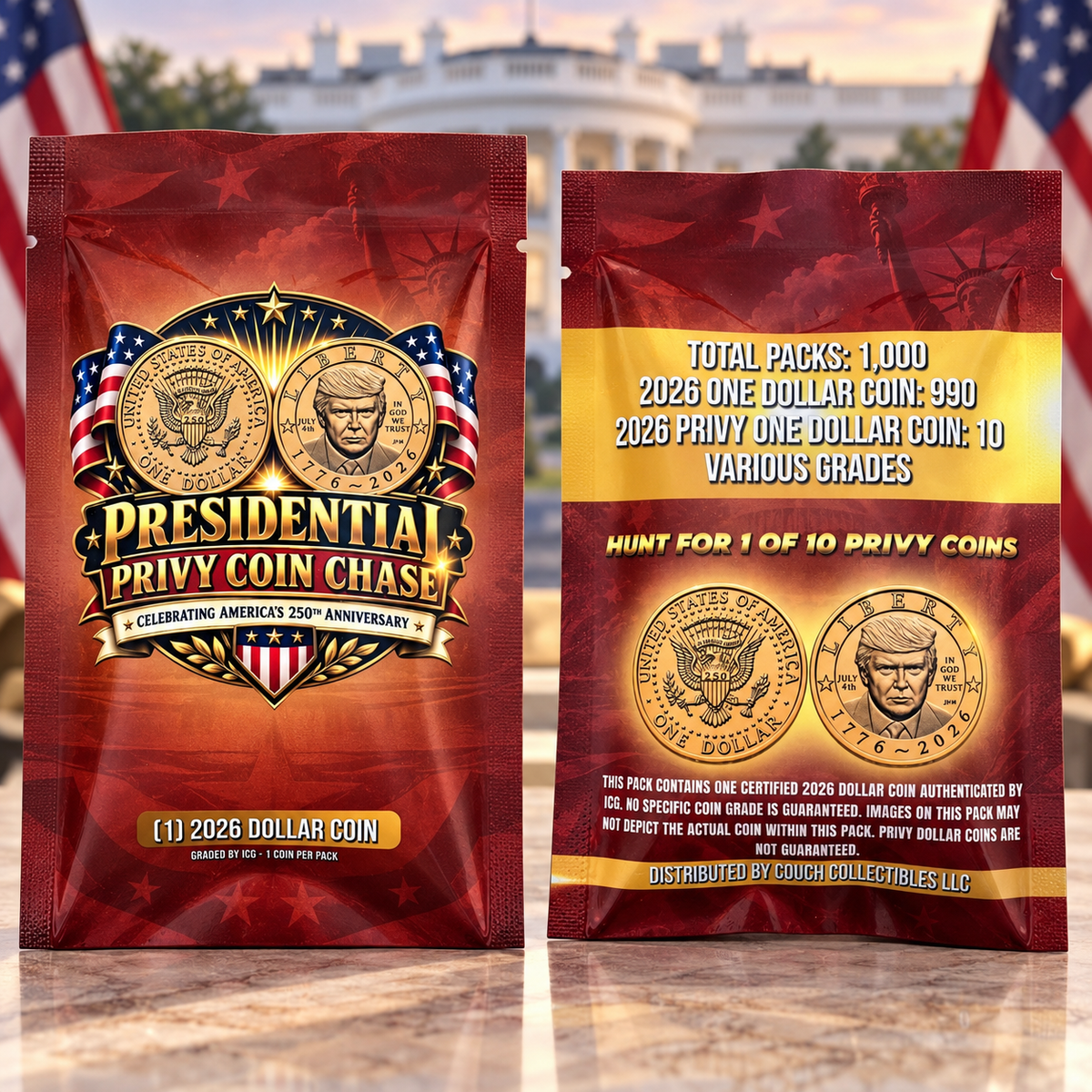 (1) Presidential Privy Chase 2026 Dollar Coin Pack