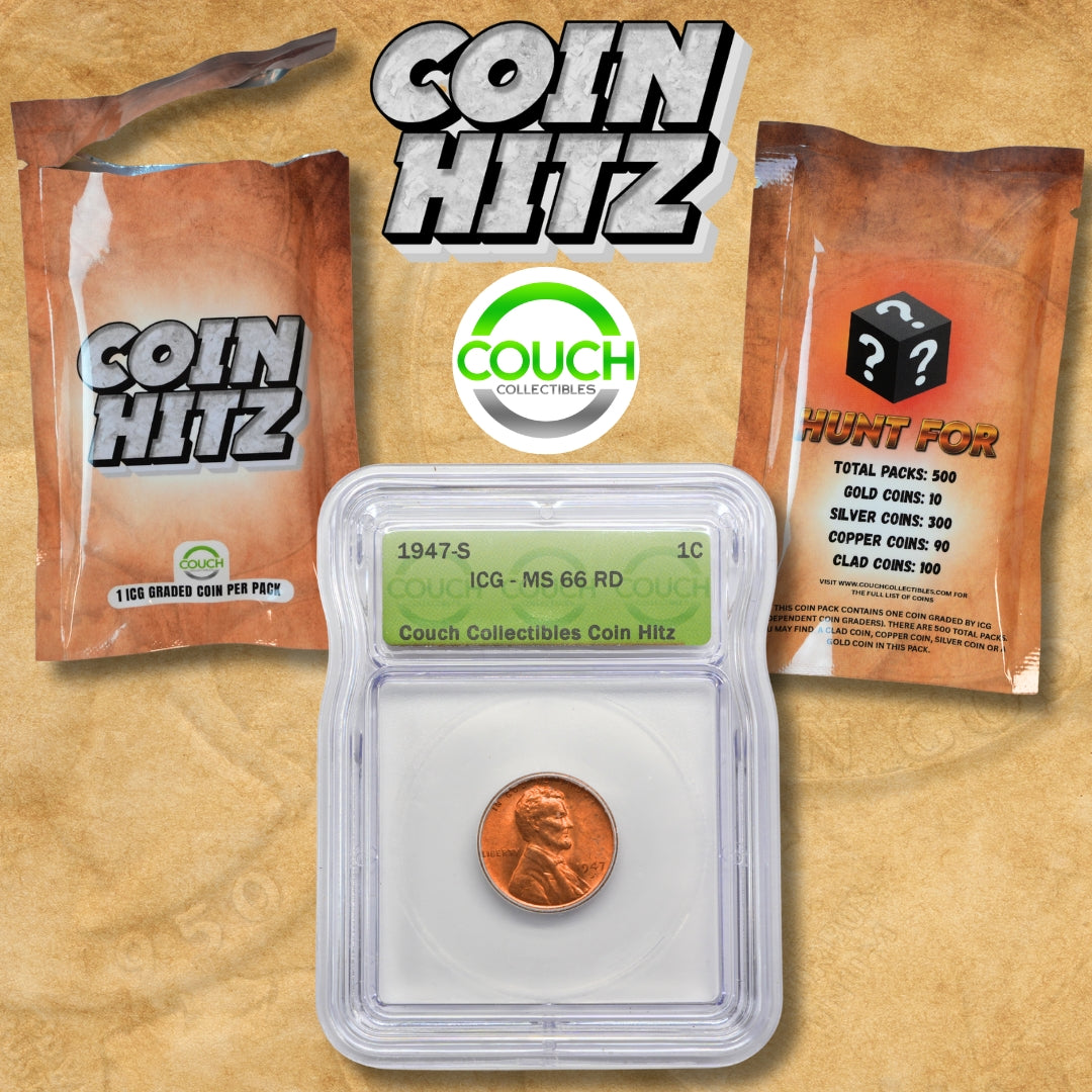 1) Coin Hitz Pack Graded by ICG - Couch Collectibles – Couch