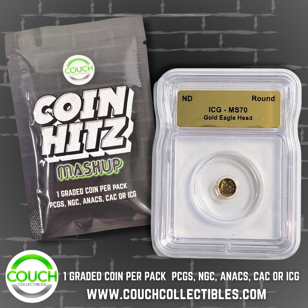 (1) Coin Hitz Mashup Graded Coin Pack - Couch Collectibles