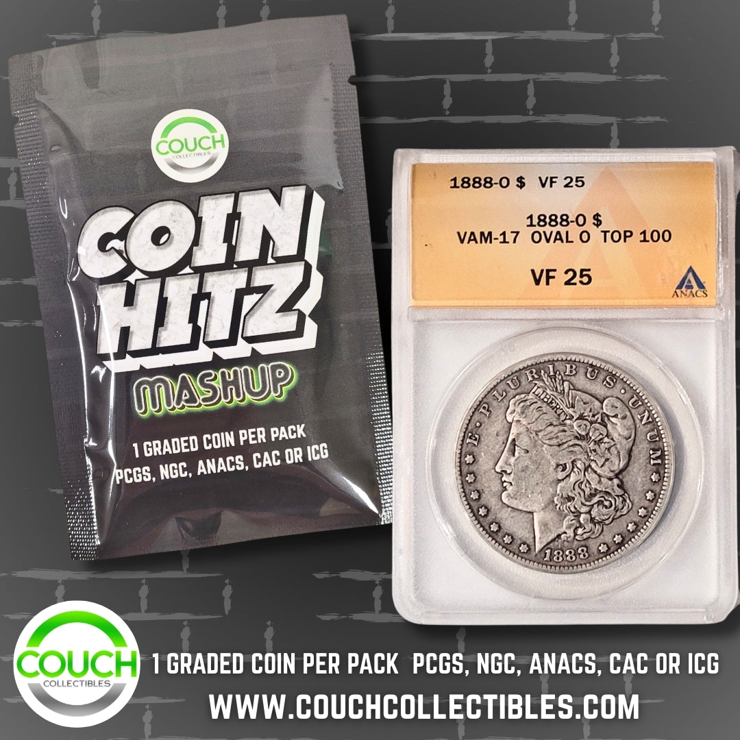 (1) Coin Hitz Mashup Graded Coin Pack - Couch Collectibles
