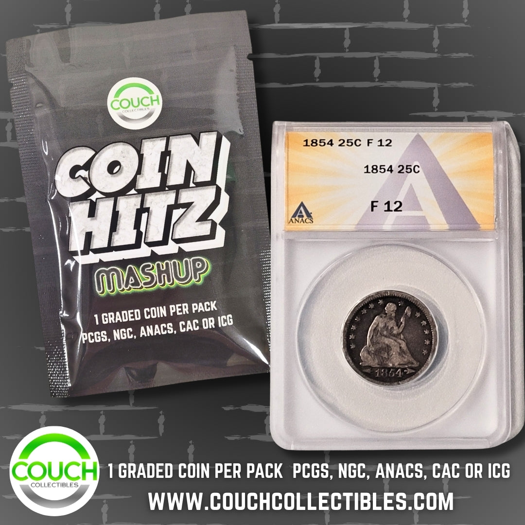 (1) Coin Hitz Mashup Graded Coin Pack - Couch Collectibles
