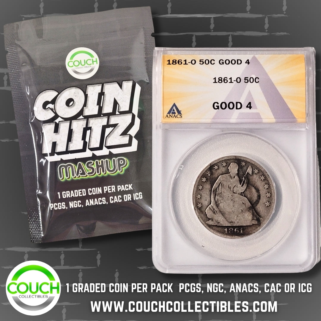 (1) Coin Hitz Mashup Graded Coin Pack - Couch Collectibles