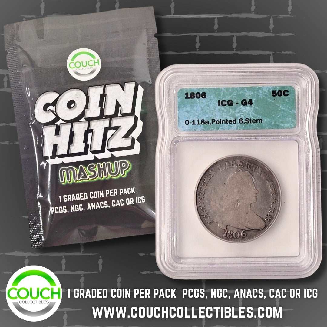 (1) Coin Hitz Mashup Graded Coin Pack - Couch Collectibles