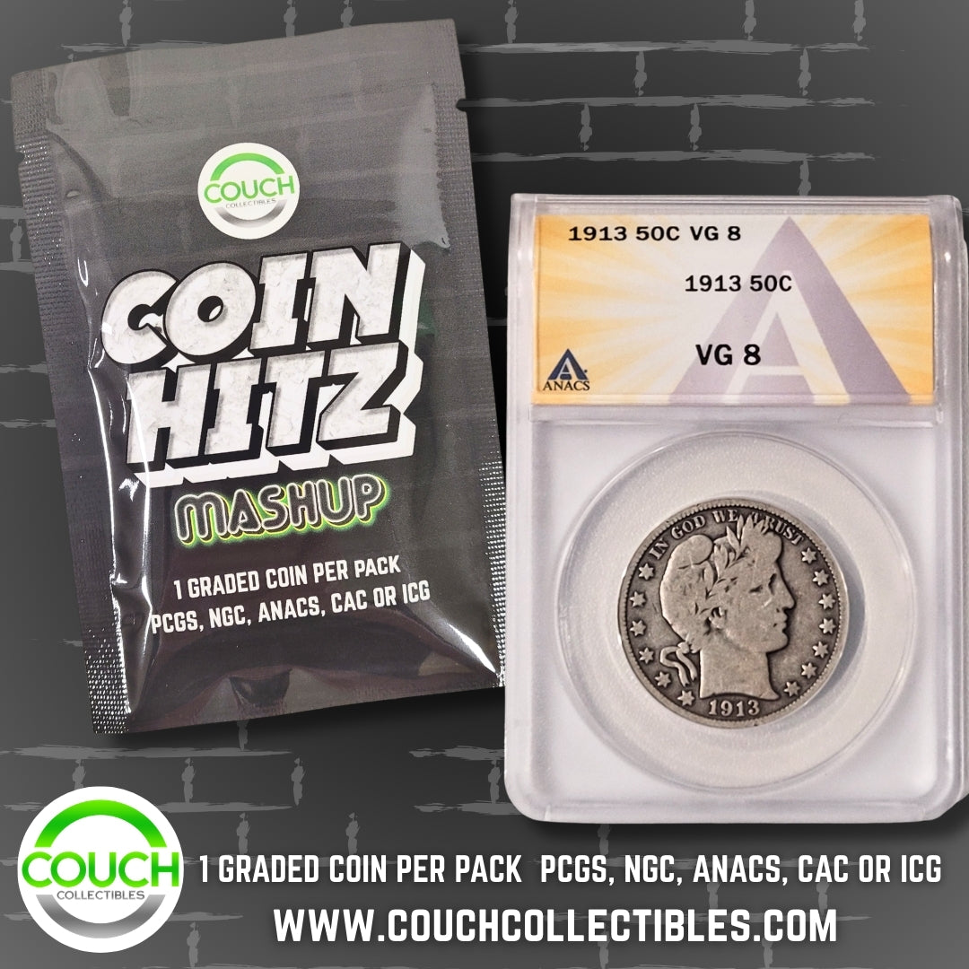 (1) Coin Hitz Mashup Graded Coin Pack - Couch Collectibles