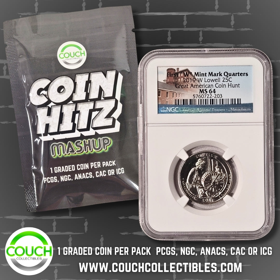(1) Coin Hitz Mashup Graded Coin Pack - Couch Collectibles