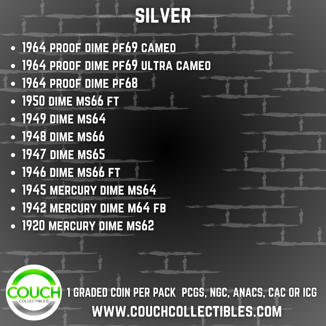 (1) Coin Hitz Mashup Graded Coin Pack - Couch Collectibles