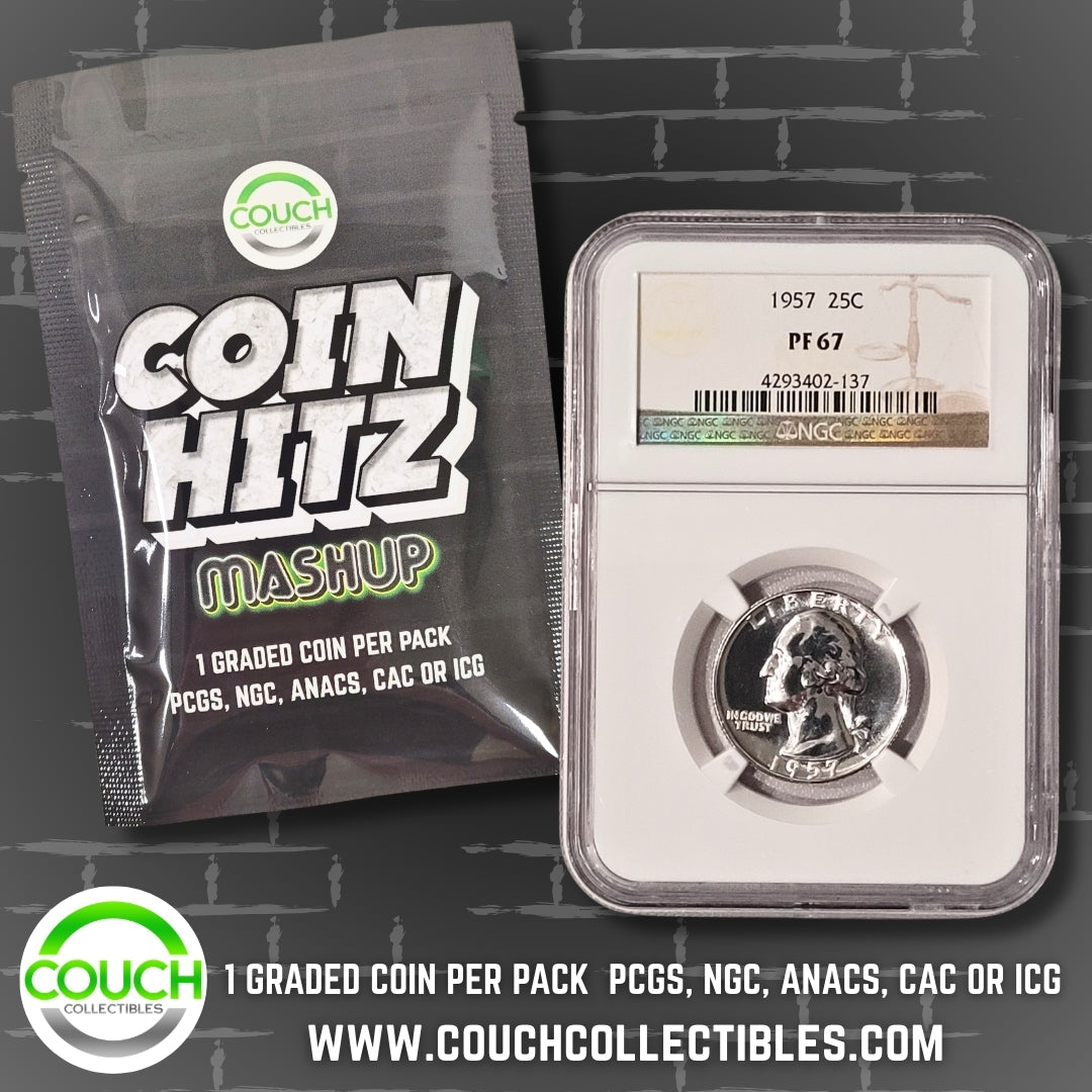 (1) Coin Hitz Mashup Graded Coin Pack - Couch Collectibles