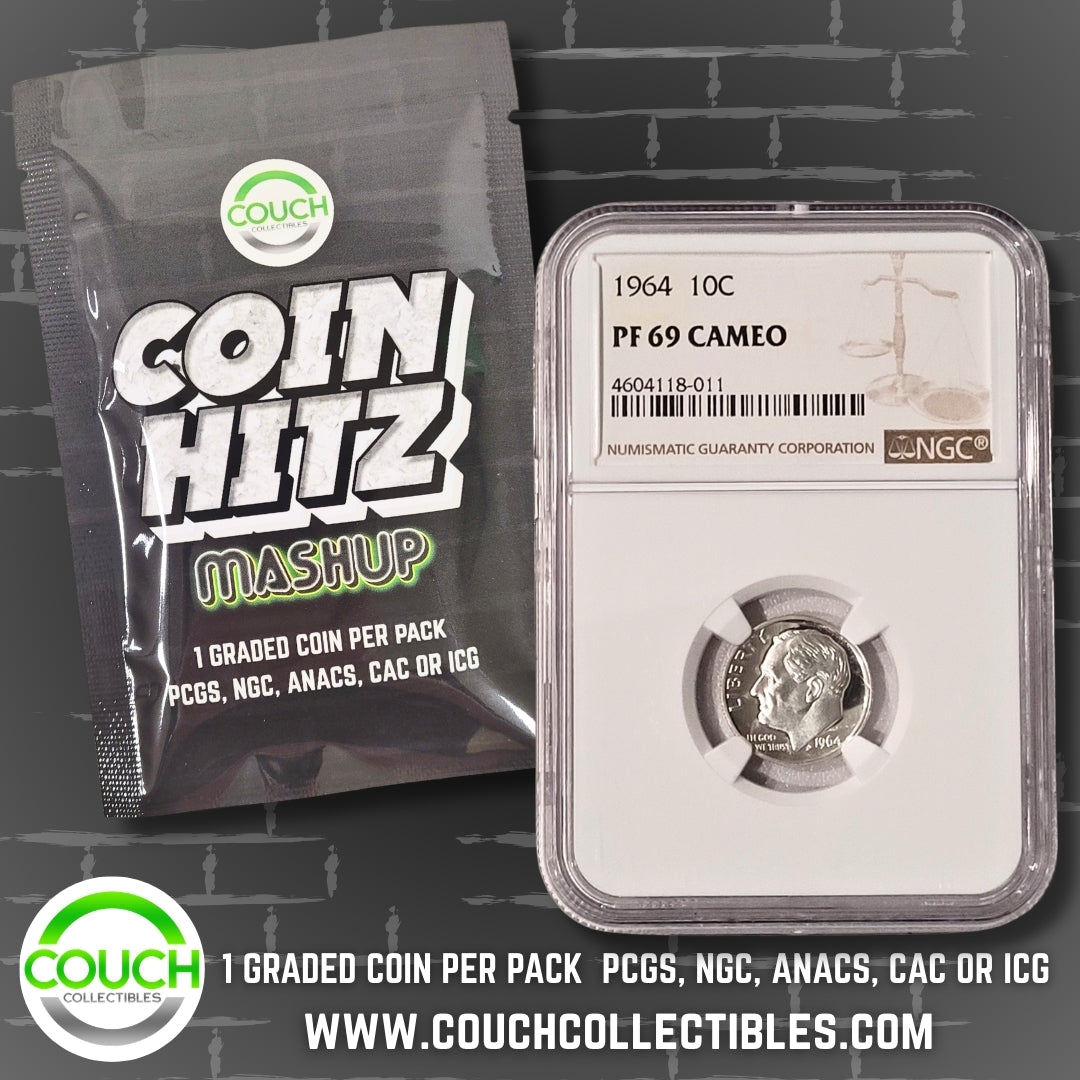 (1) Coin Hitz Mashup Graded Coin Pack - Couch Collectibles