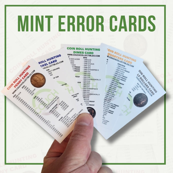 New Mint Error Cards - Couch Collectibles