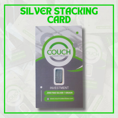 1 Gram Silver Stacking Card - Couch Collectibles