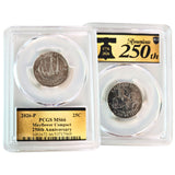 2026-P PCGS Mayflower Compact Quarter MS66 250th Anniversary Gold Label
