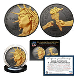 2026-D Enduring Liberty Half Dollar Coin America 250th Black Ruthenium 24K Gold