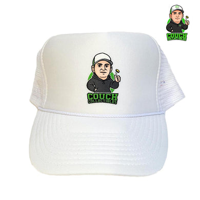 Couch Collectibles Logo White Hat